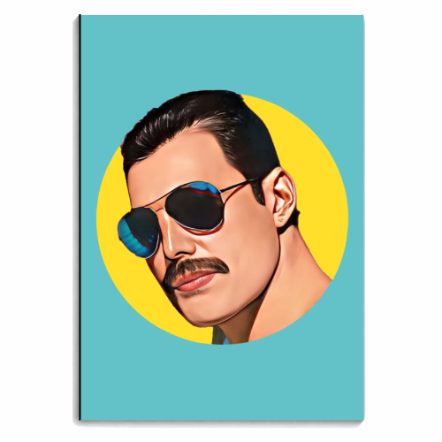 FREDDIE - TEAL - personalised A4, A5, A6 notebook by DOLLY WOLFE