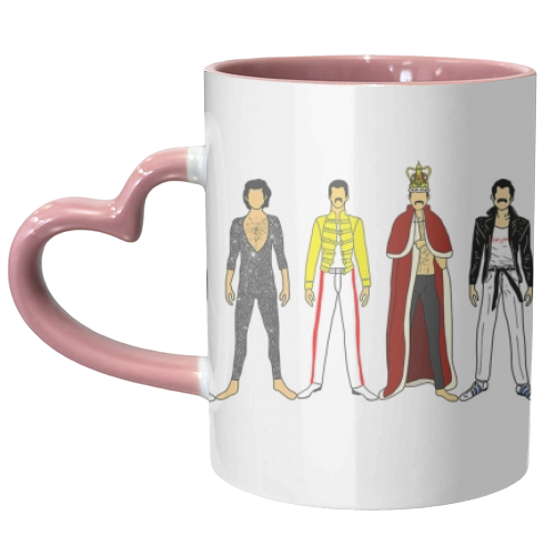 Freddie - unique mug by Notsniw Art