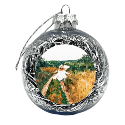 Free Spirit II - xmas bauble by Uma Prabhakar Gokhale