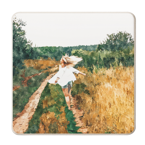 Free Spirit II - personalised beer coaster by Uma Prabhakar Gokhale