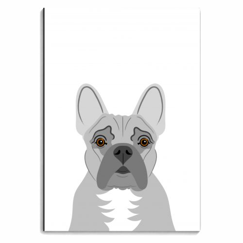 French Bulldog Pet Portrait Illustration - personalised A4, A5, A6 notebook by Adam Regester