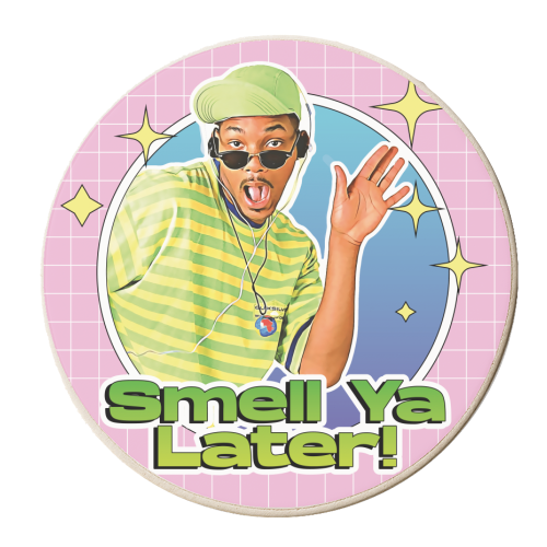 Fresh Prince 90's Style Smell Ya Later - personalised beer coaster by Vallely Studios