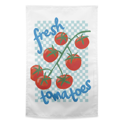 Fresh Tomatoes - funny tea towel by The Boy and the Bear