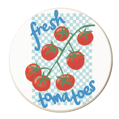 Fresh Tomatoes - personalised beer coaster by The Boy and the Bear