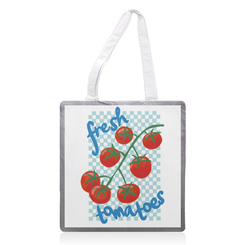 Fresh Tomatoes - printed canvas tote bag by The Boy and the Bear