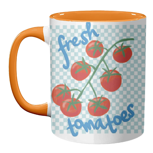 Fresh Tomatoes - unique mug by The Boy and the Bear