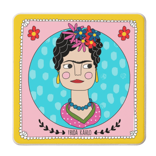 Frida Coaster - personalised beer coaster by Nichola Cowdery