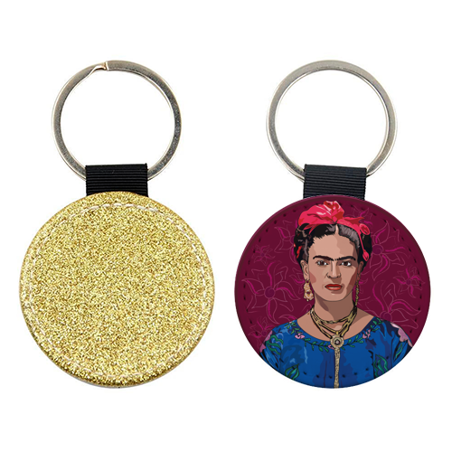 Frida Kahlo Collection - keyring by Catherine Critchley.