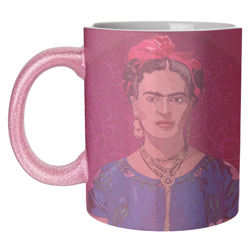 Frida Kahlo Collection - unique mug by Catherine Critchley.