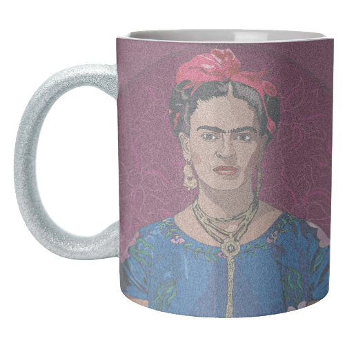 Frida Kahlo Collection - unique mug by Catherine Critchley.
