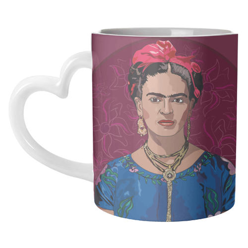 Frida Kahlo Collection - unique mug by Catherine Critchley.