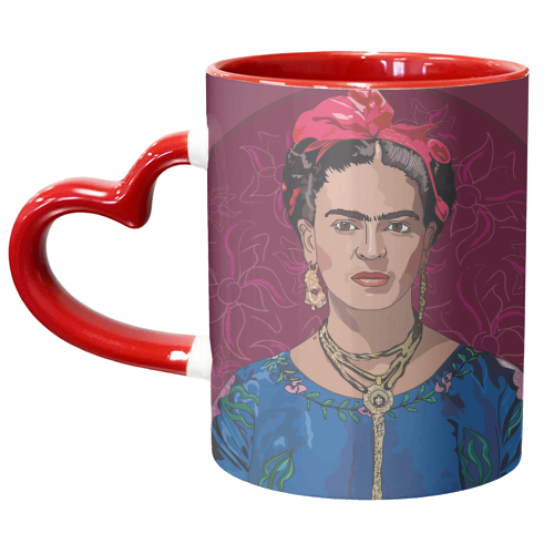 Frida Kahlo Collection - unique mug by Catherine Critchley.
