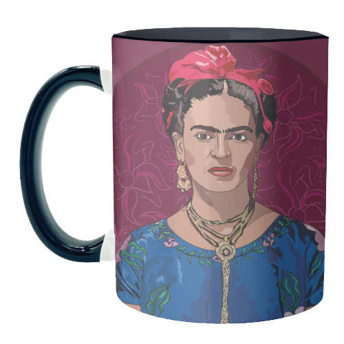 Frida Kahlo Collection - unique mug by Catherine Critchley.