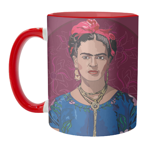 Frida Kahlo Collection - unique mug by Catherine Critchley.