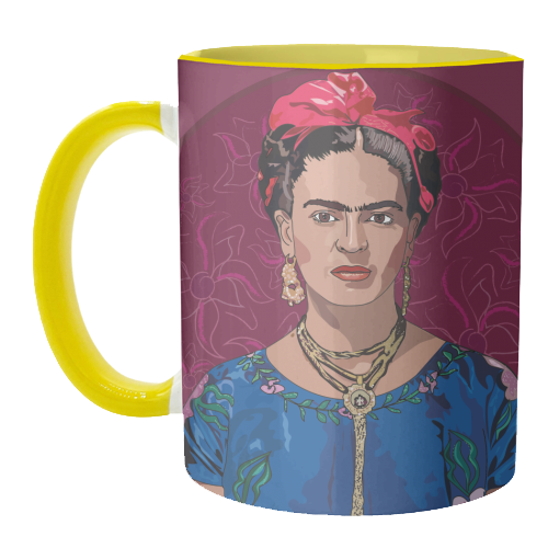 Frida Kahlo Collection - unique mug by Catherine Critchley.