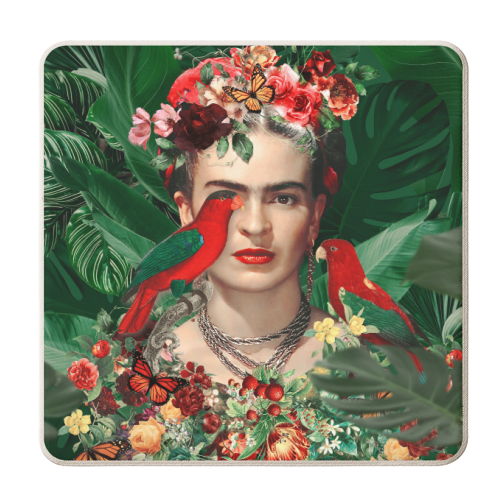 Frida Kahlo - personalised beer coaster by Larissa Grace