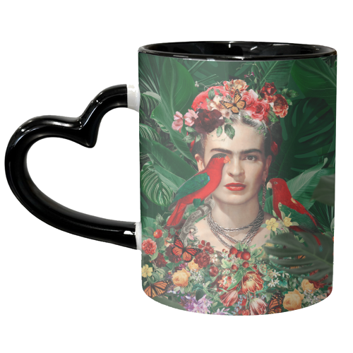 Frida Kahlo - unique mug by Larissa Grace
