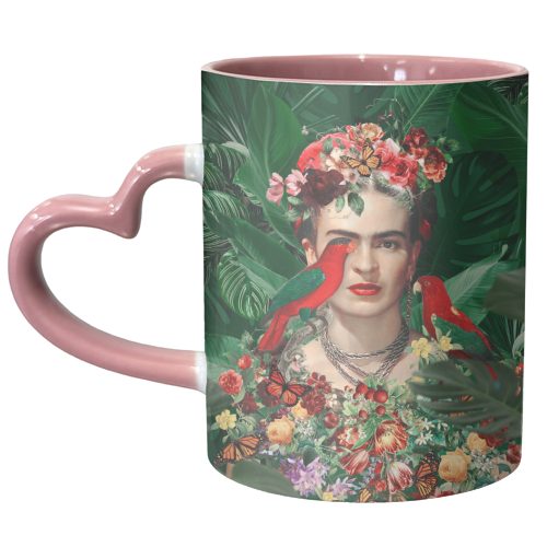 Frida Kahlo - unique mug by Larissa Grace