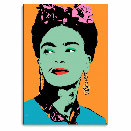 Frida - Orange, Green & Pink - personalised A4, A5, A6 notebook by Wallace Elizabeth