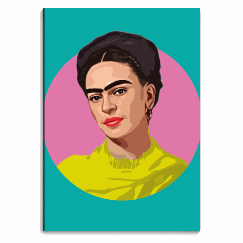 FRIDA TEAL - personalised A4, A5, A6 notebook by DOLLY WOLFE