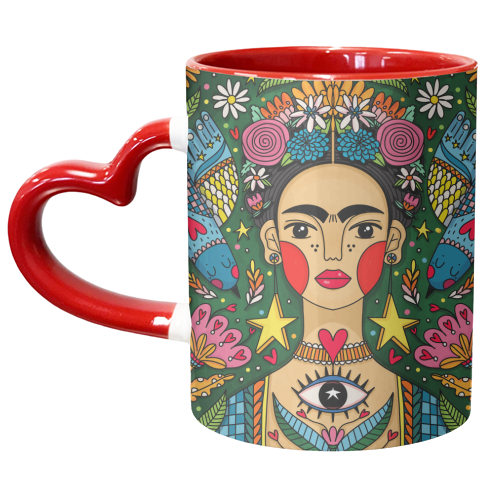 Frida - unique mug by Nichola Cowdery