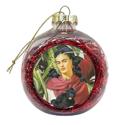 Frida with Monkeys - xmas bauble by Maya Land