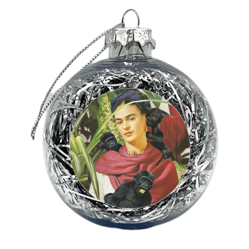 Frida with Monkeys - xmas bauble by Maya Land