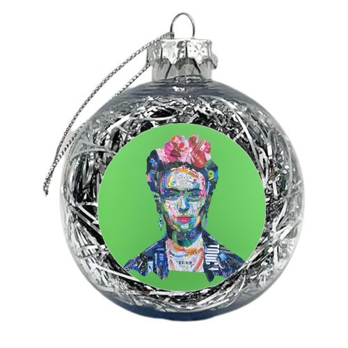 Frida - xmas bauble by Kirstie Taylor