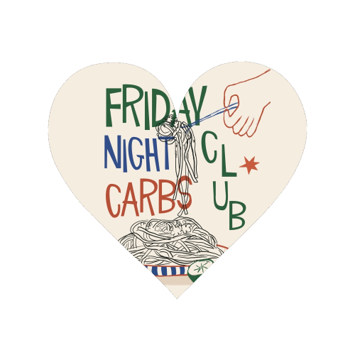 Friday Night Carbs Club - Magnet by Giddy Kipper