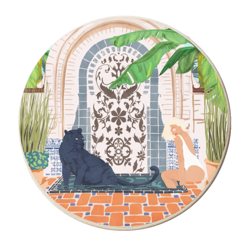 Frienaissance - personalised beer coaster by Uma Prabhakar Gokhale