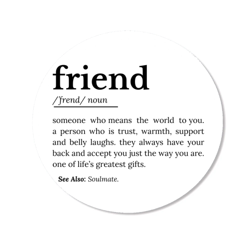 Friend Definition - Magnet by timsal shol