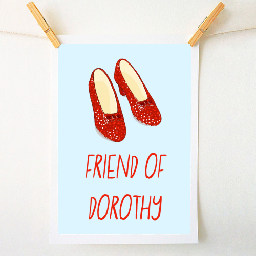 Friend Of Dorothy - A1 - A4 art print by Adam Regester