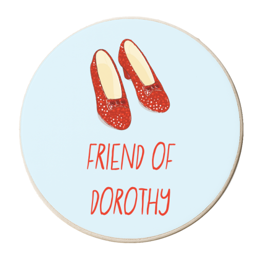 Friend Of Dorothy - personalised beer coaster by Adam Regester