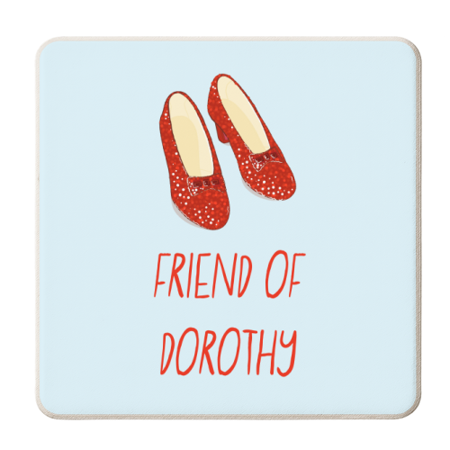 Friend Of Dorothy - personalised beer coaster by Adam Regester