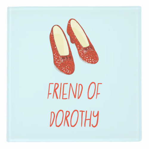 Friend Of Dorothy - personalised beer coaster by Adam Regester