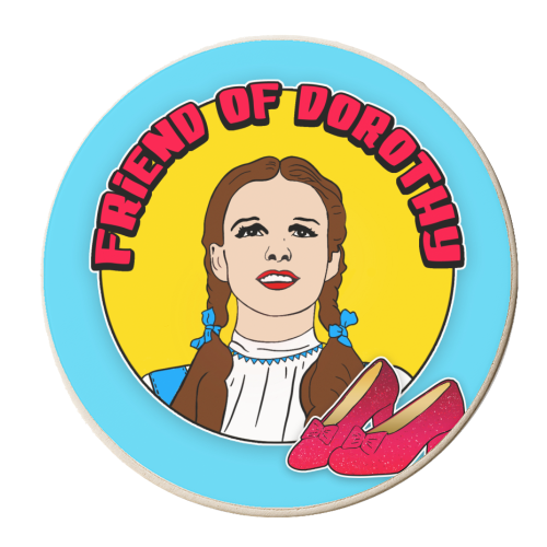 Friend of Dorothy - personalised beer coaster by Bite Your Granny