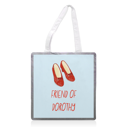 Friend Of Dorothy - printed canvas tote bag by Adam Regester