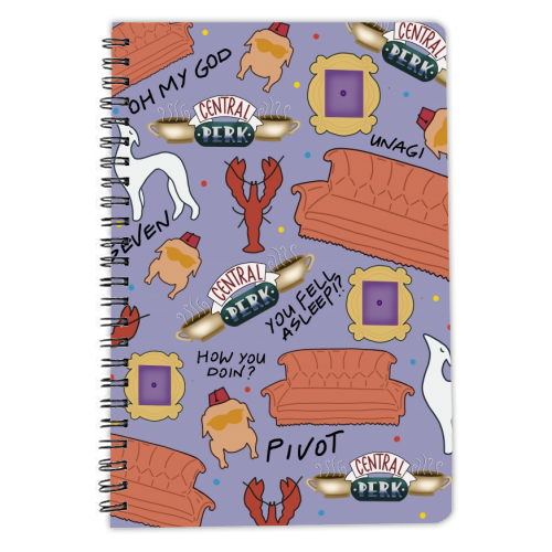 Friends collage - personalised A4, A5, A6 notebook by Cheryl Boland