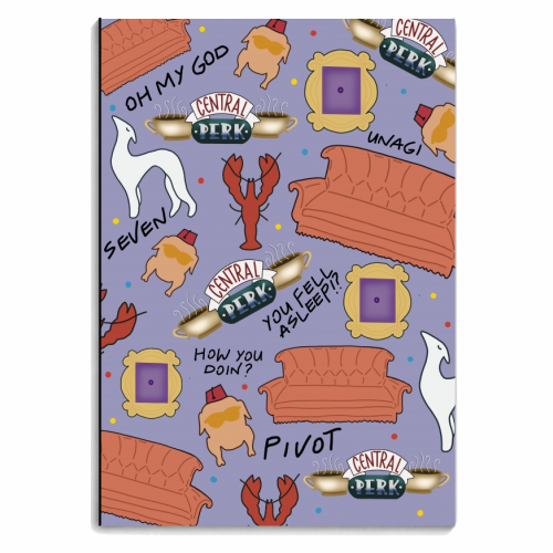 Friends collage - personalised A4, A5, A6 notebook by Cheryl Boland