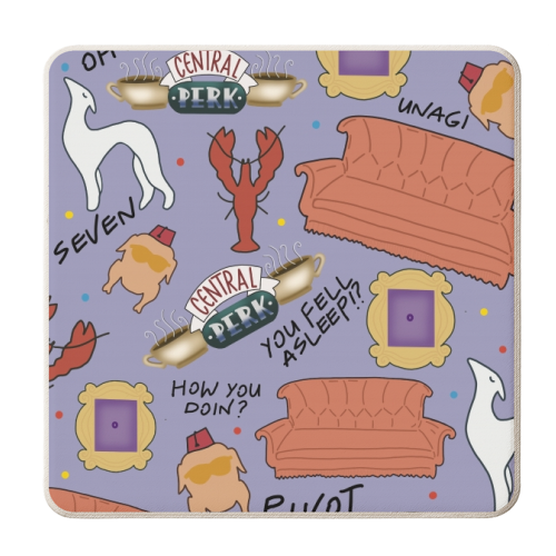 Friends collage - personalised beer coaster by Cheryl Boland