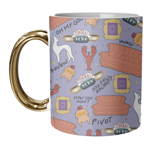 Friends collage - unique mug by Cheryl Boland