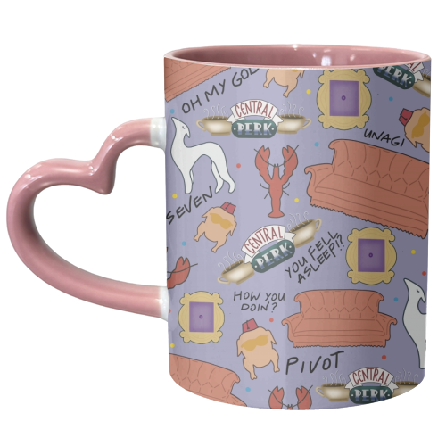 Friends collage - unique mug by Cheryl Boland