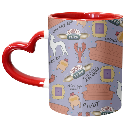 Friends collage - unique mug by Cheryl Boland