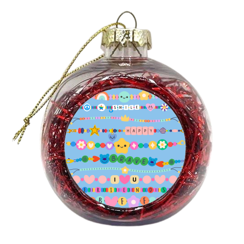 Friendship Bracelets - xmas bauble by Lilly Rose