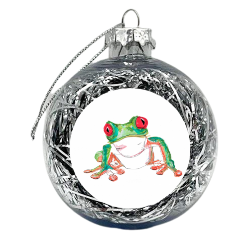 Froglet - xmas bauble by Casey Rogers