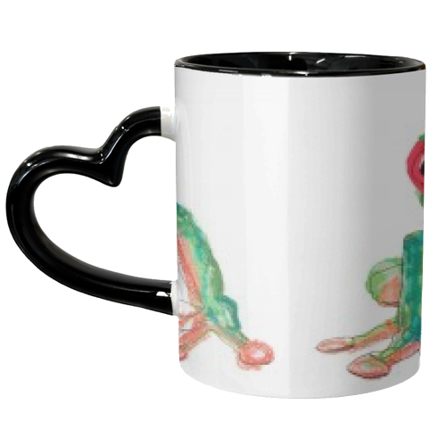 Froglet - unique mug by Casey Rogers