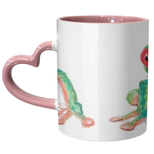 Froglet - unique mug by Casey Rogers