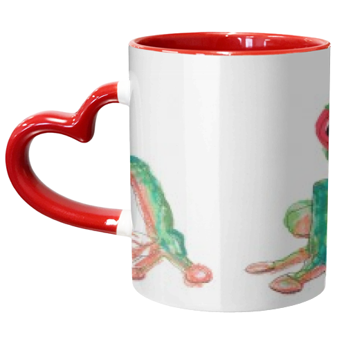 Froglet - unique mug by Casey Rogers