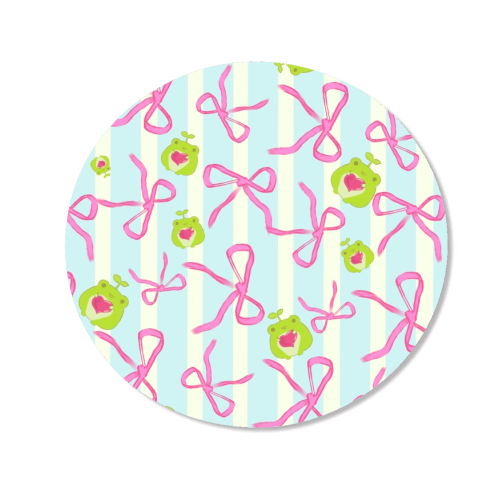 Frogs and Bows - Magnet by Yaz Raja