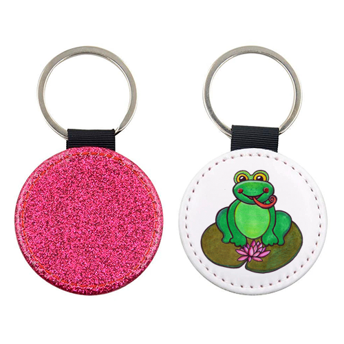 Frogs yeah, People nah - keyring by PixieDrew